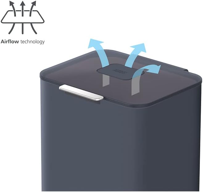 Totem Max, pattumiera da cucina 60l / Grafite