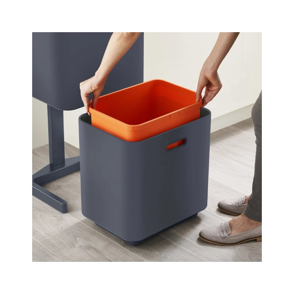 Totem Max, pattumiera da cucina 60l / Grafite