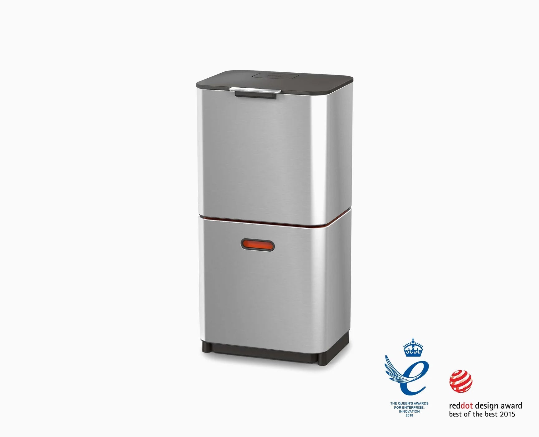 Totem Max, pattumiera da cucina 60l / Stainless Steel