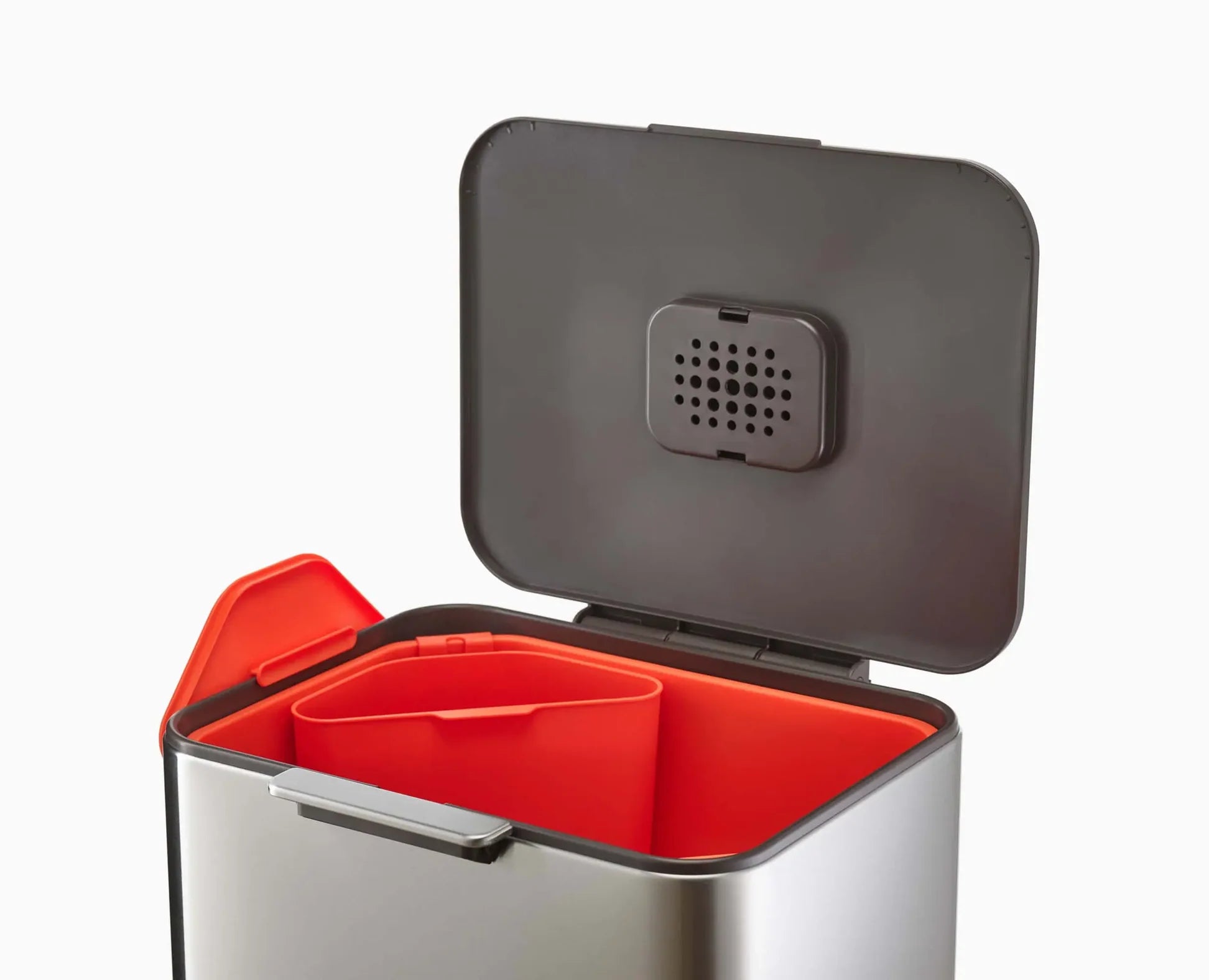 Totem Max, pattumiera da cucina 60l / Stainless Steel