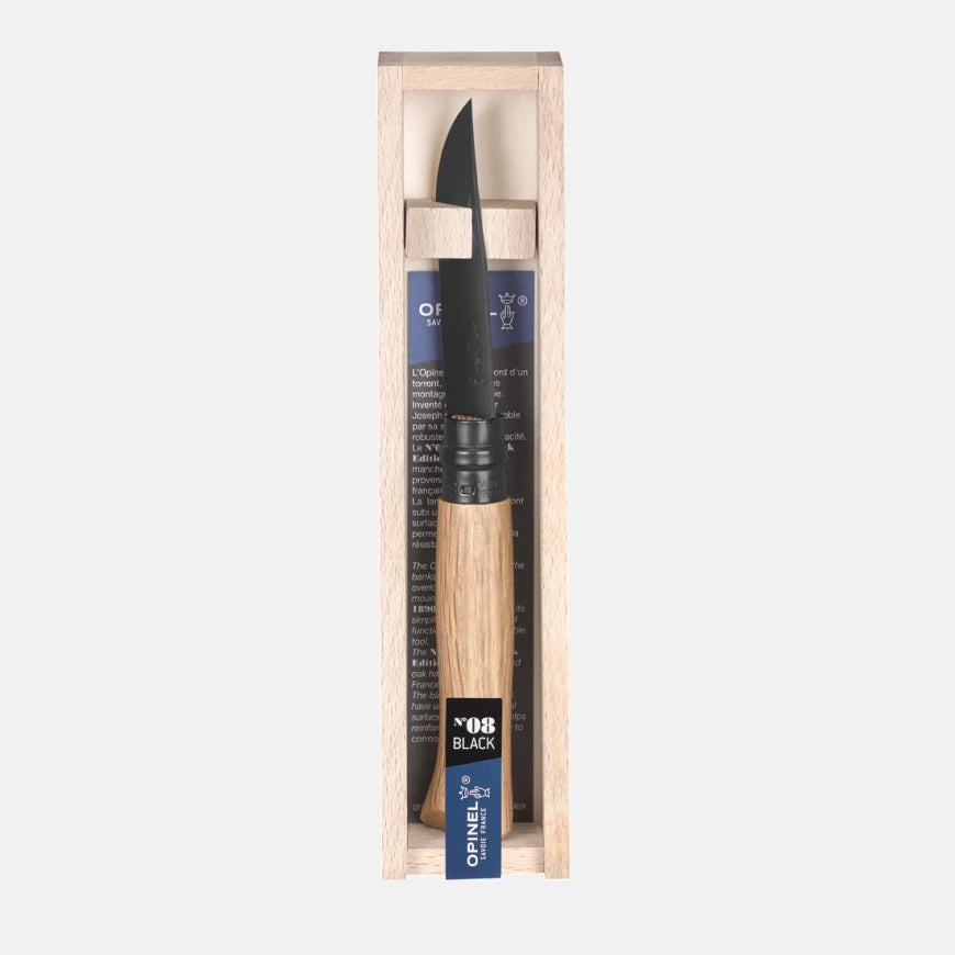 Coltello Unisex Tascabile - N°08 Rovere Nero