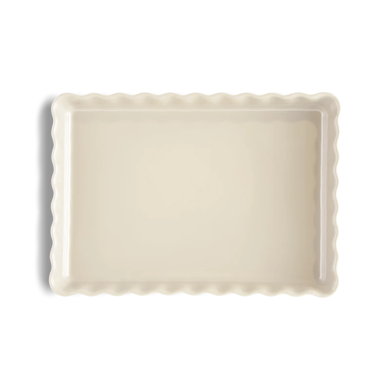Tortiera Rettangolare - color argilla - 33,5 cm