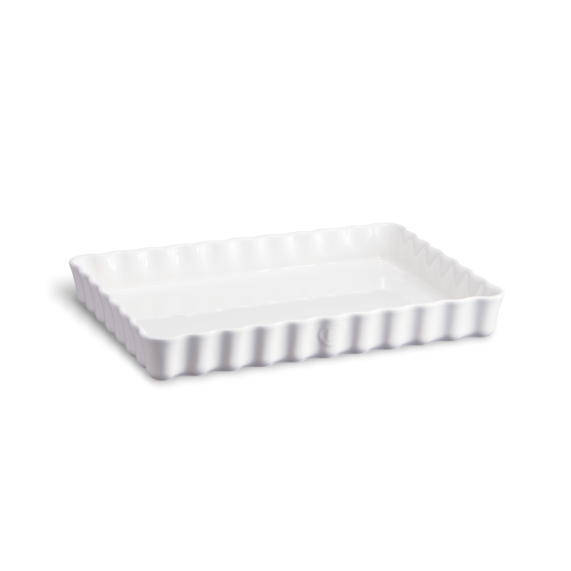 Tortiera Rettangolare - color farina - 33,5 cm
