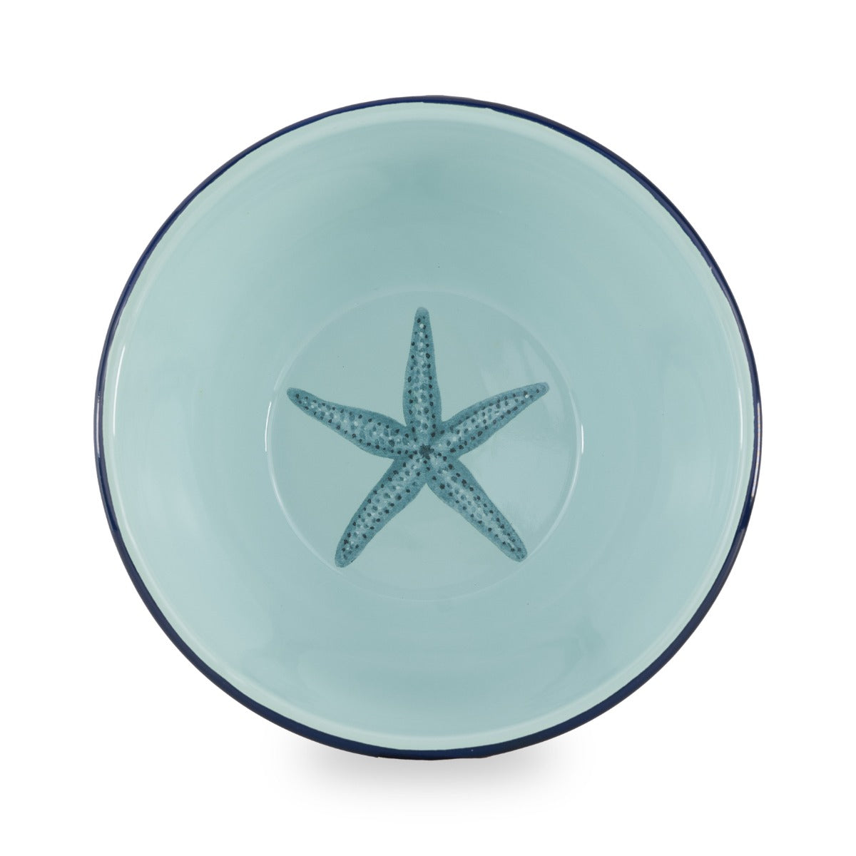 Insalatiera in latta smaltata - 24cm / 2L Azzurro