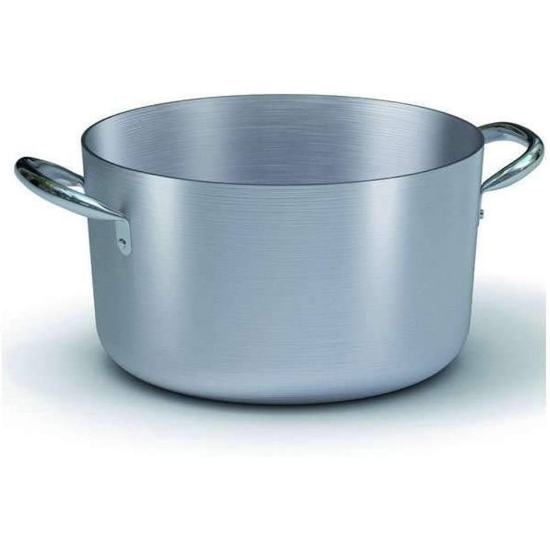 Casseruola Media con 2 Manici - Alluminio, Grigio / 24 cm