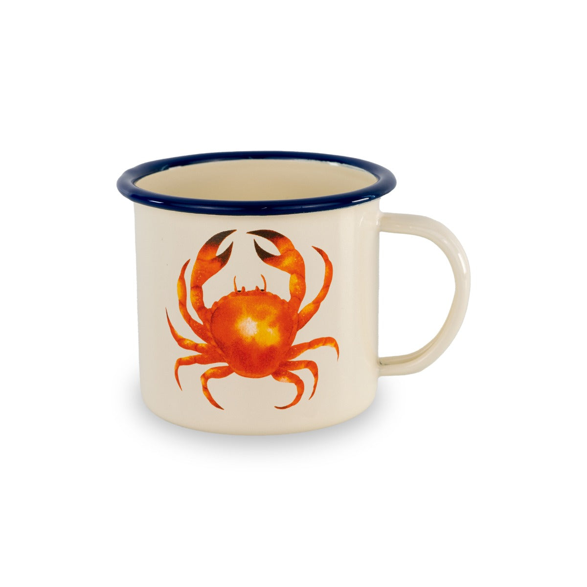Mug in latta smaltata - Capacità 350ml / Crema