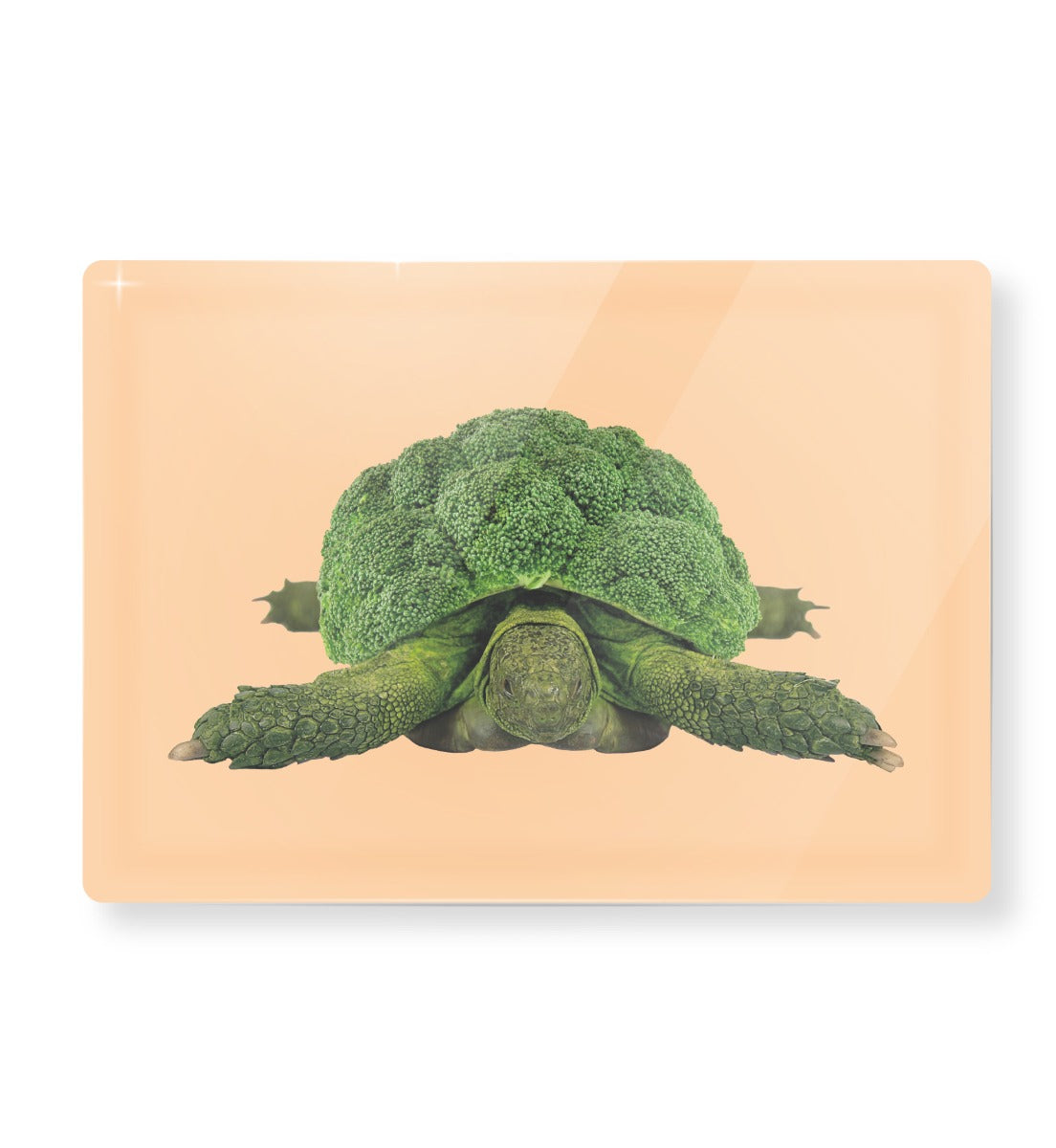 Tagliere in vetro - 30x20cm / Decoro Cavolfiore