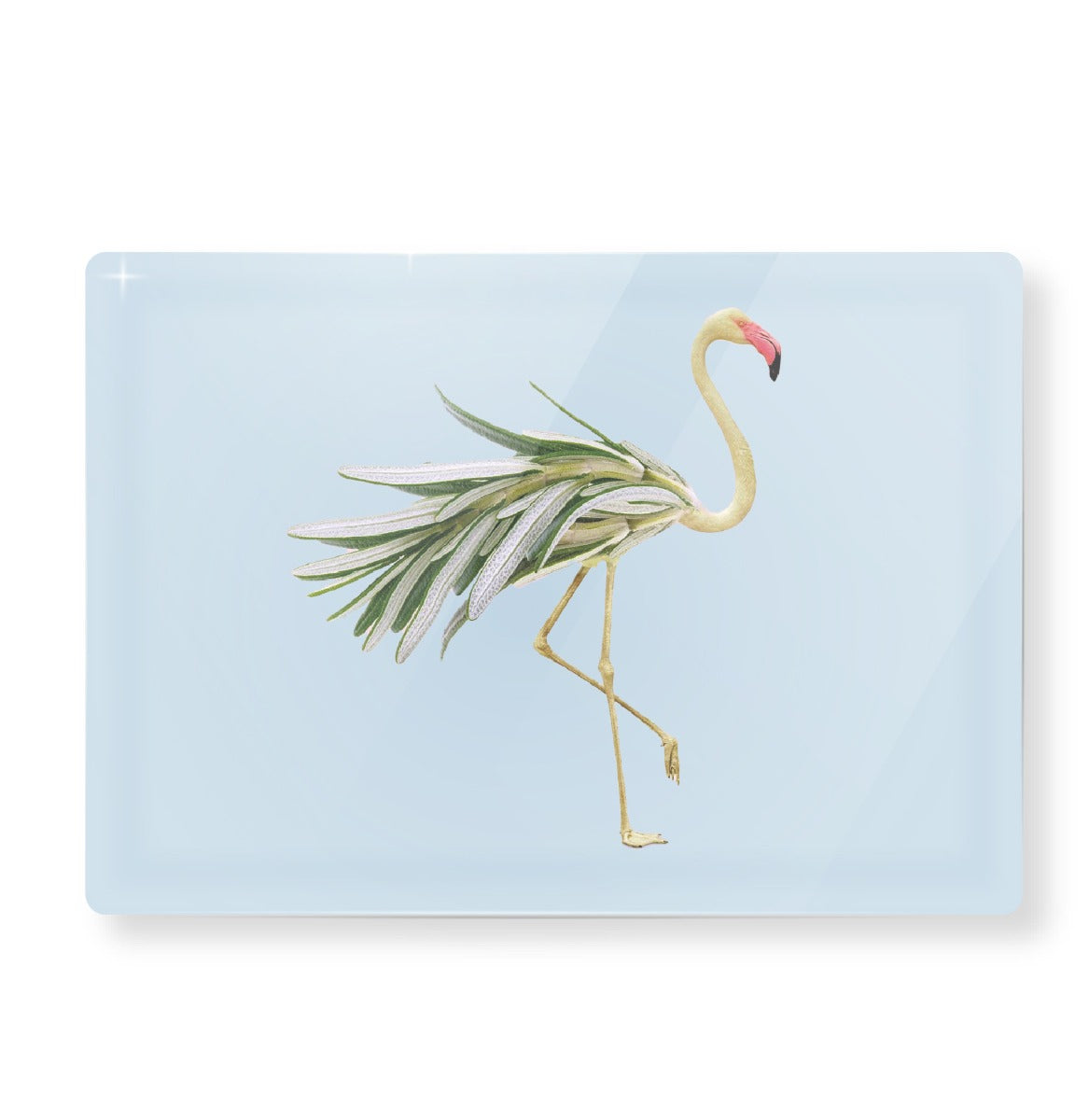Tagliere in vetro - 30x20cm / Decoro Rosmarino