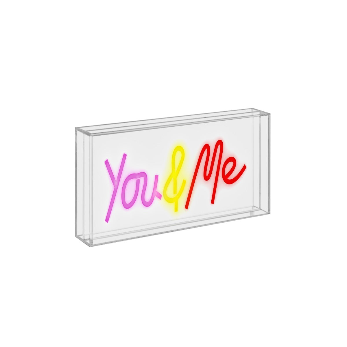 Insegna Neon con scritta - 30x15cm / You&Me
