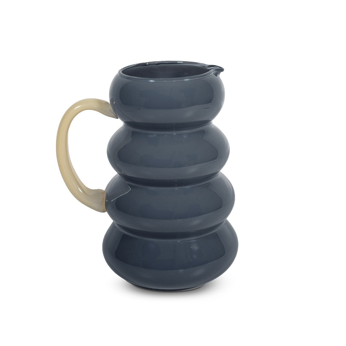 Brocca in vetro - Capacità 1.5L / Blu