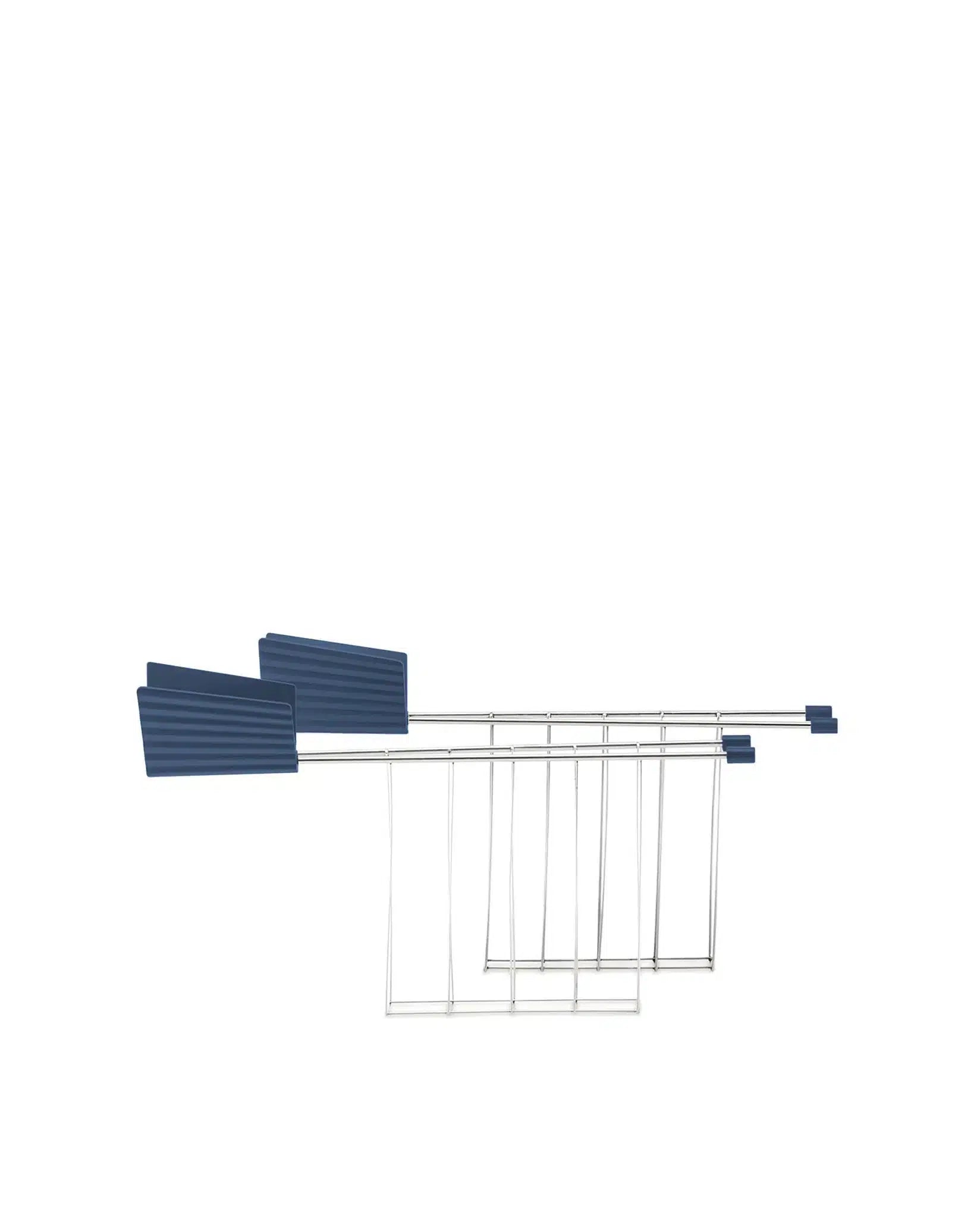 Alessi - Plissè set di due pinze per tostapane di colore blu