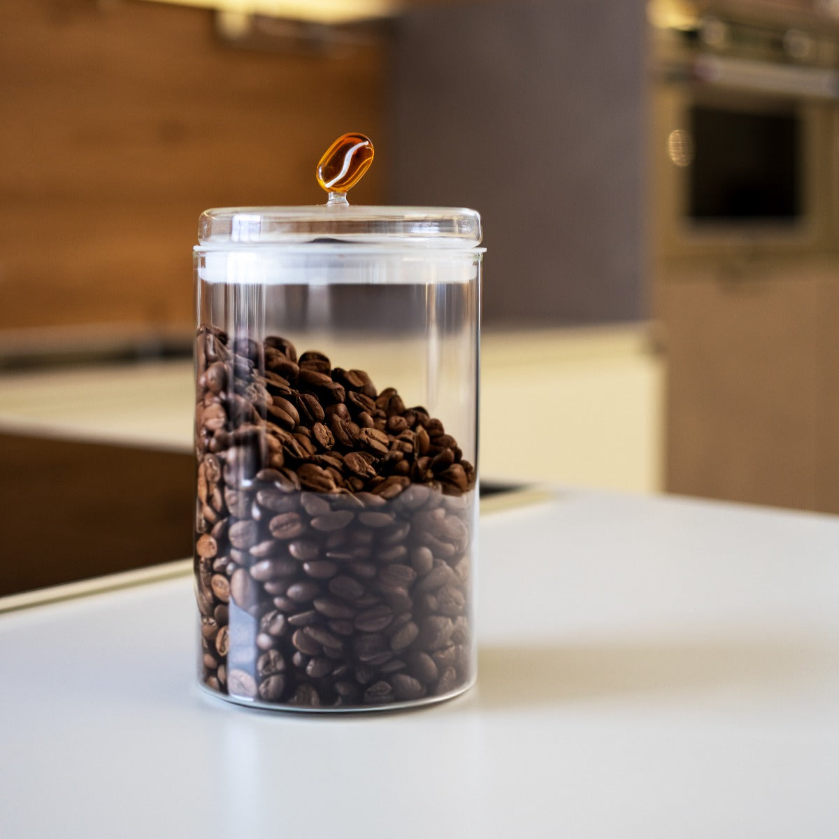 Barattolo Caffè / Cialde in vetro Brosilicato - Capacità 1.2L