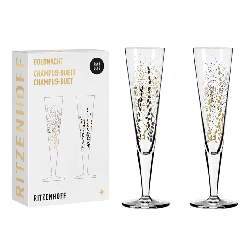 Confezione 2 Calici champagne "Champus Set of 2 - H23"