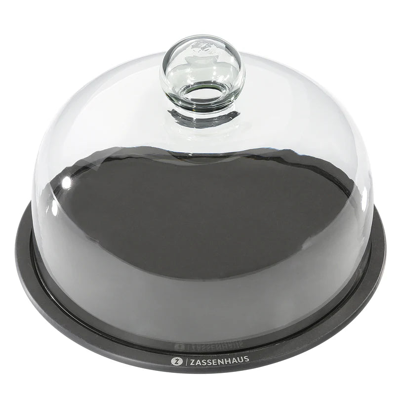 Set 2 Pezzi Campana con Piatto per formaggio tonda "Comfort Plus"