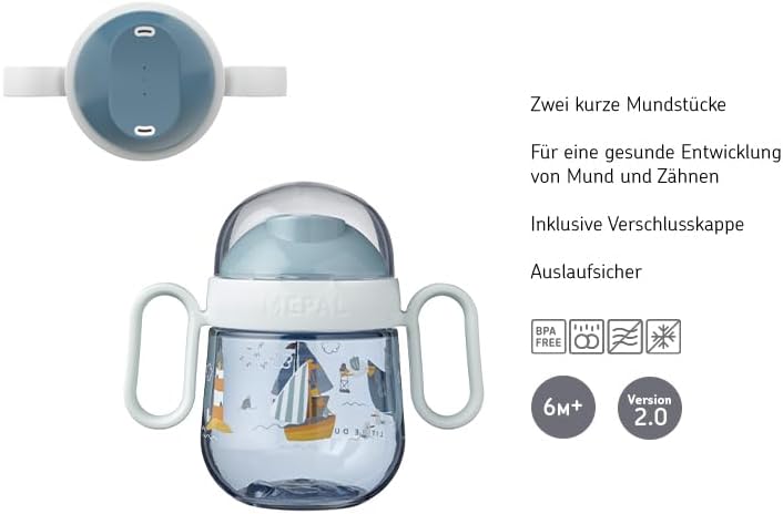 Tazza bambino antigoccia "Mio - Sailors Bay" - 2 Beccucci / 200ml