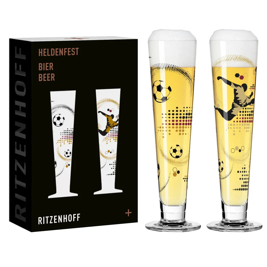 Confezione 2 Bicchieri Birra "F24"