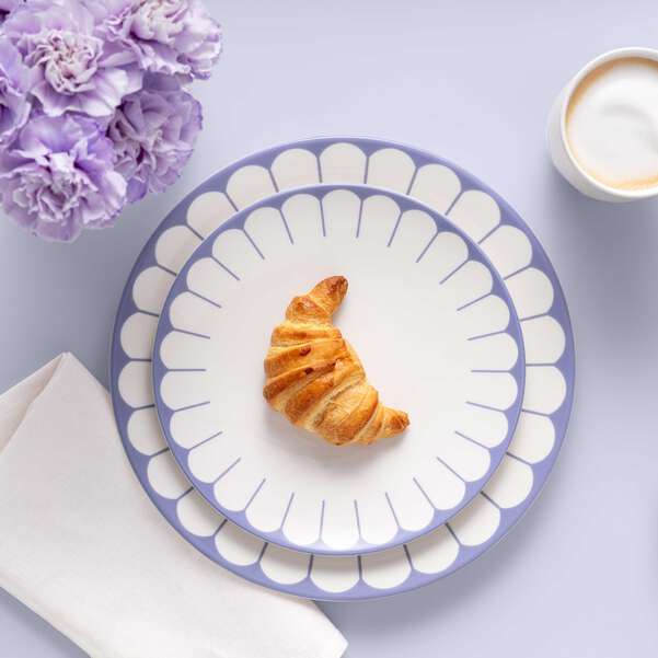 "Fleur" Piatto da dessert - Colazione / Bleu