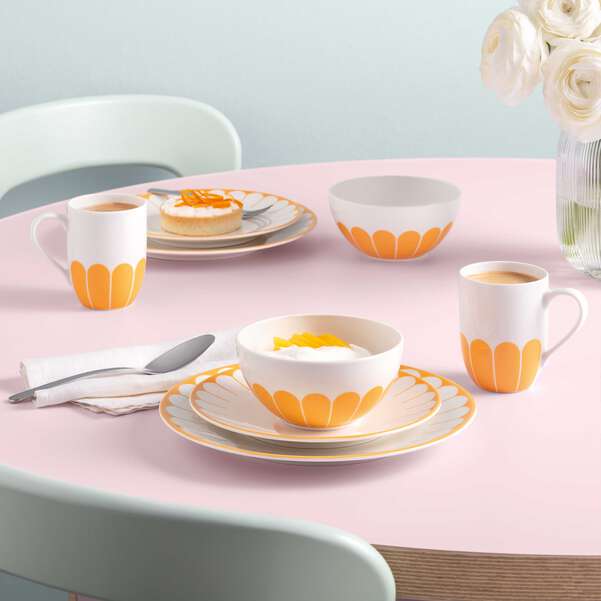 "Fleur" Piatto da dessert - colazione / Soleil