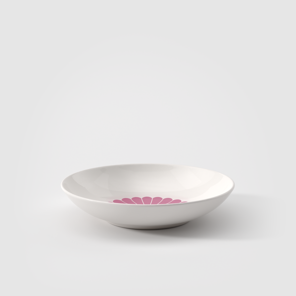"Fleur" Piatto Fondo / Cassis