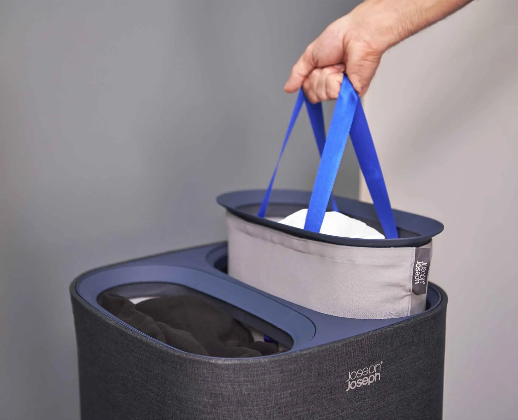 Tota 60L Cesto nero per la separazione del bucato