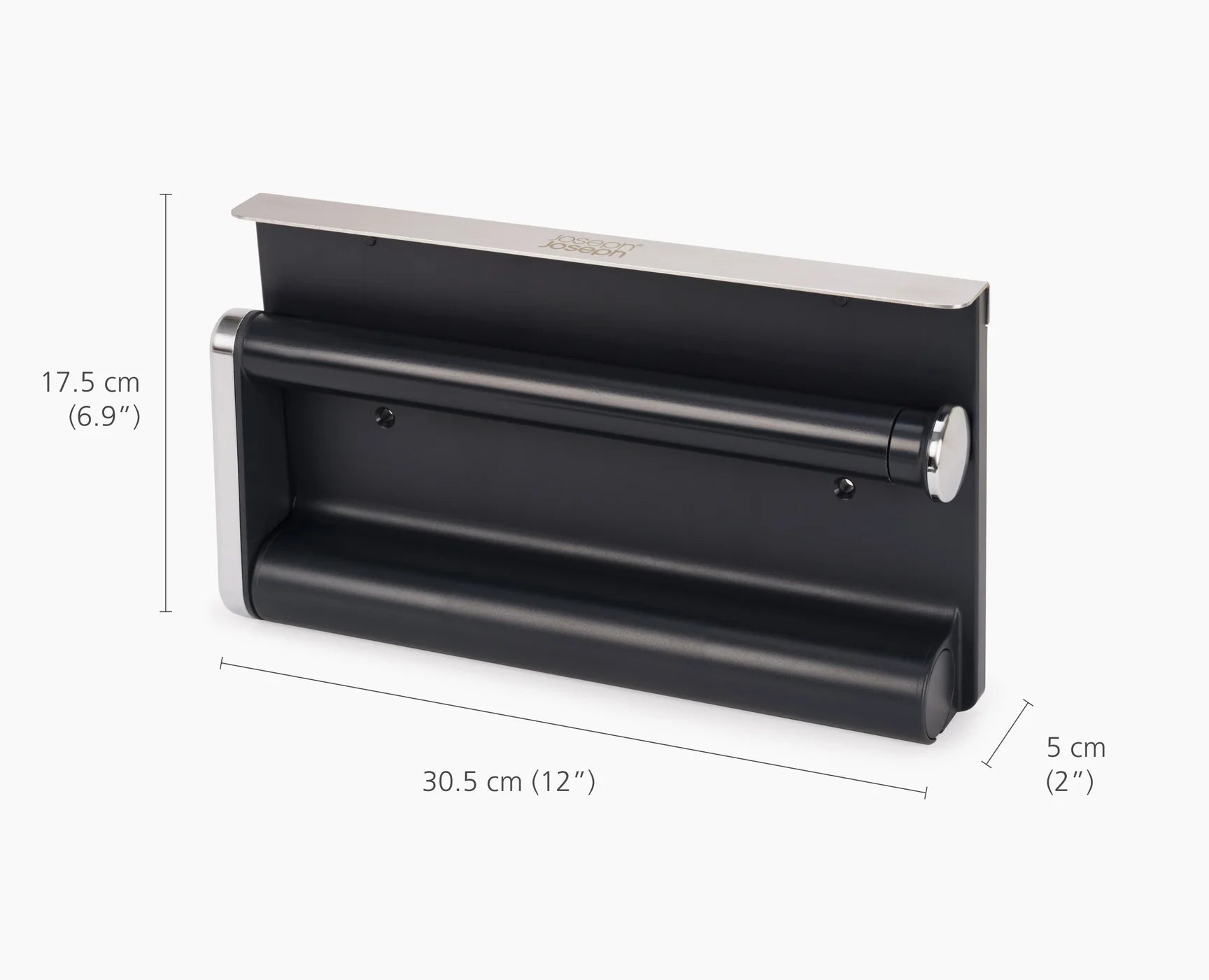 RollGrip - Porta rotolo da cucina sottopiano / Acciaio Inox