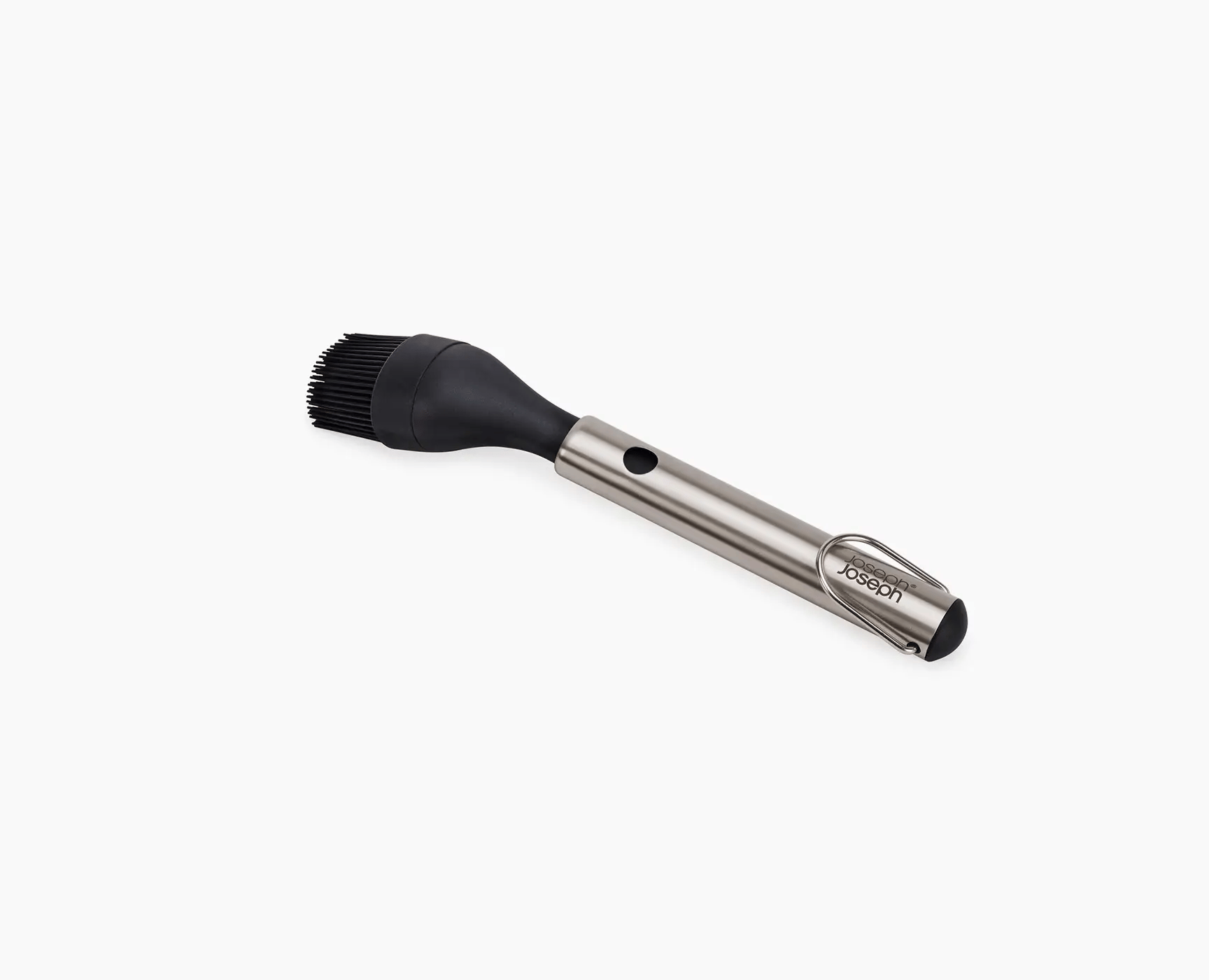 GrillOut™ Spazzola per barbecue impugnatura allungabile - silicone  / Nero