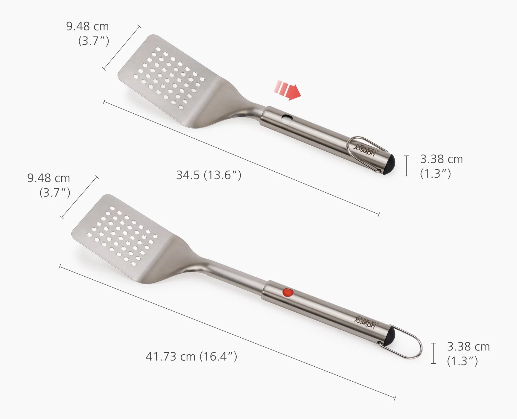 GrillOut™ 2 pezzi Spatola e Pinza per barbecue - Acciaio inox