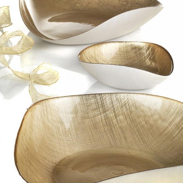 "Nicchio" Centrotavola - 33cm / Oro