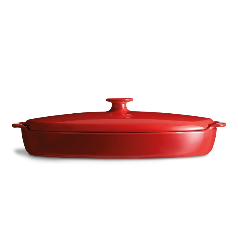 Piatto Papillote - colore rosso