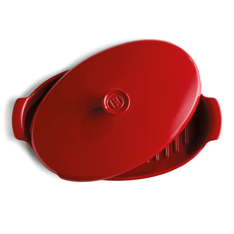 Piatto Papillote - colore rosso
