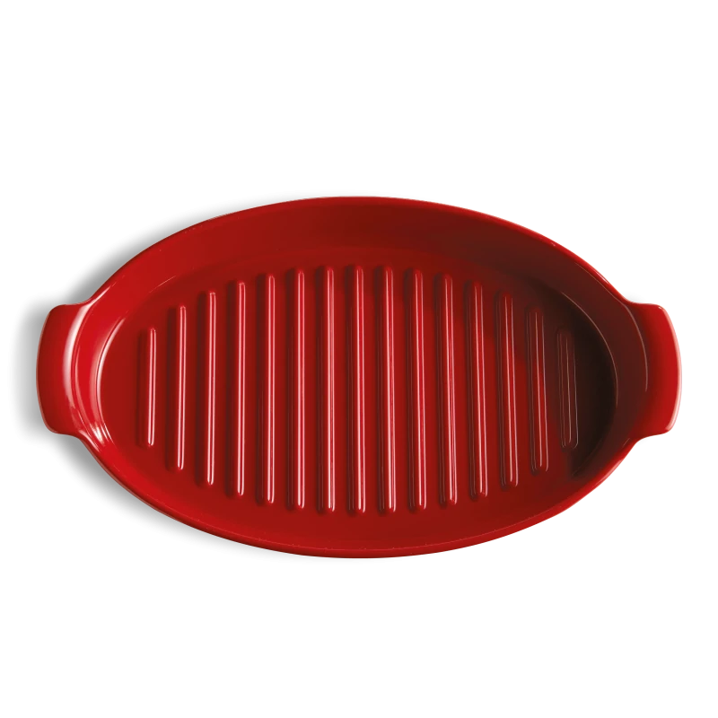 Piatto Papillote - colore rosso