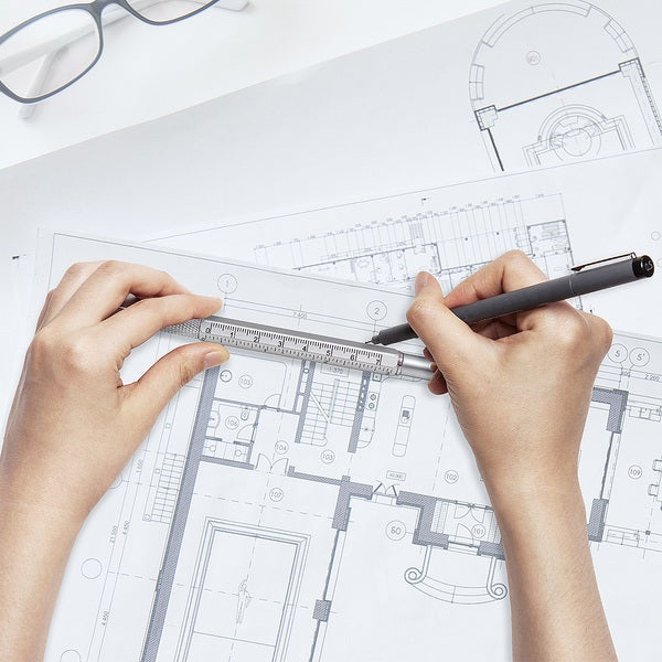Penna multifunzione The Architect - color silver