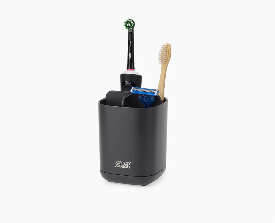 EasyStore™ Porta spazzolini nero opaco