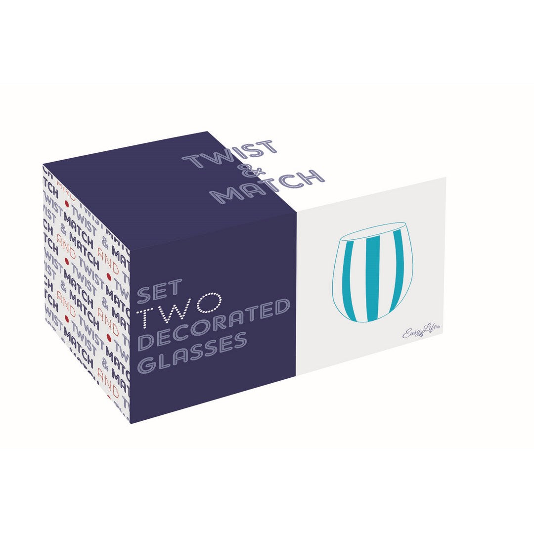 Easy Life set 2 Bicchieri d'acqua 500ml
