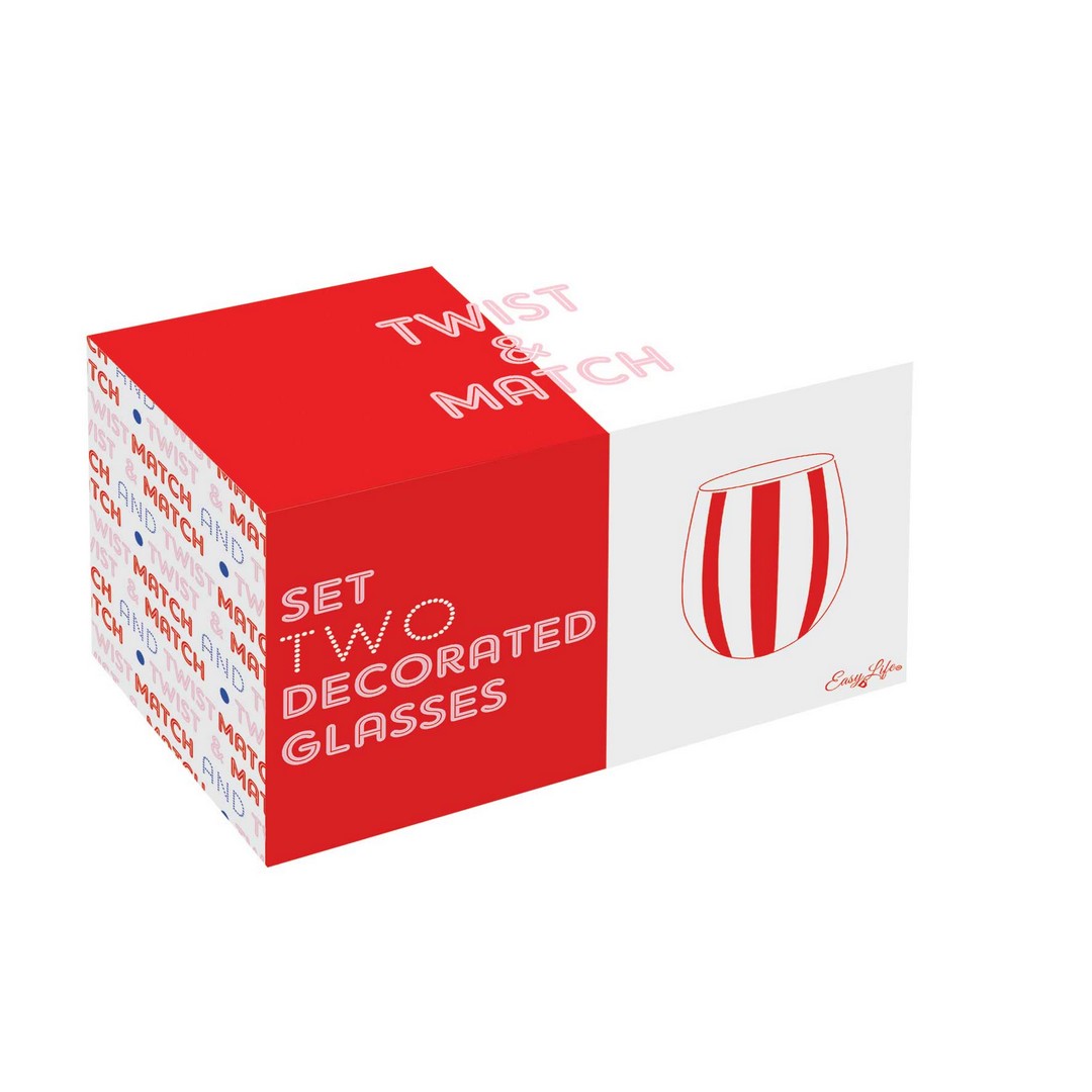 Easy Life set 2 Bicchieri d'acqua 500ml
