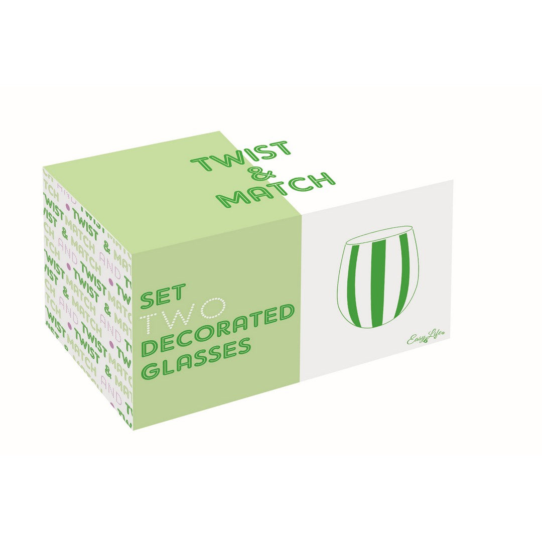Easy Life set 2 Bicchieri d'acqua 500ml