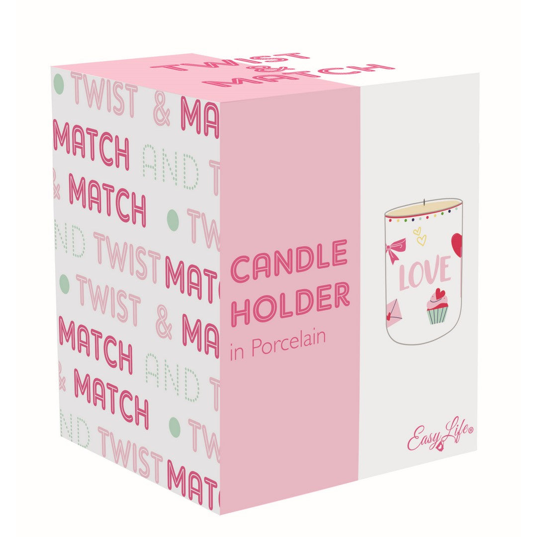 Easy Life Candela profumata in barattolo Twist & Match Acquamarina