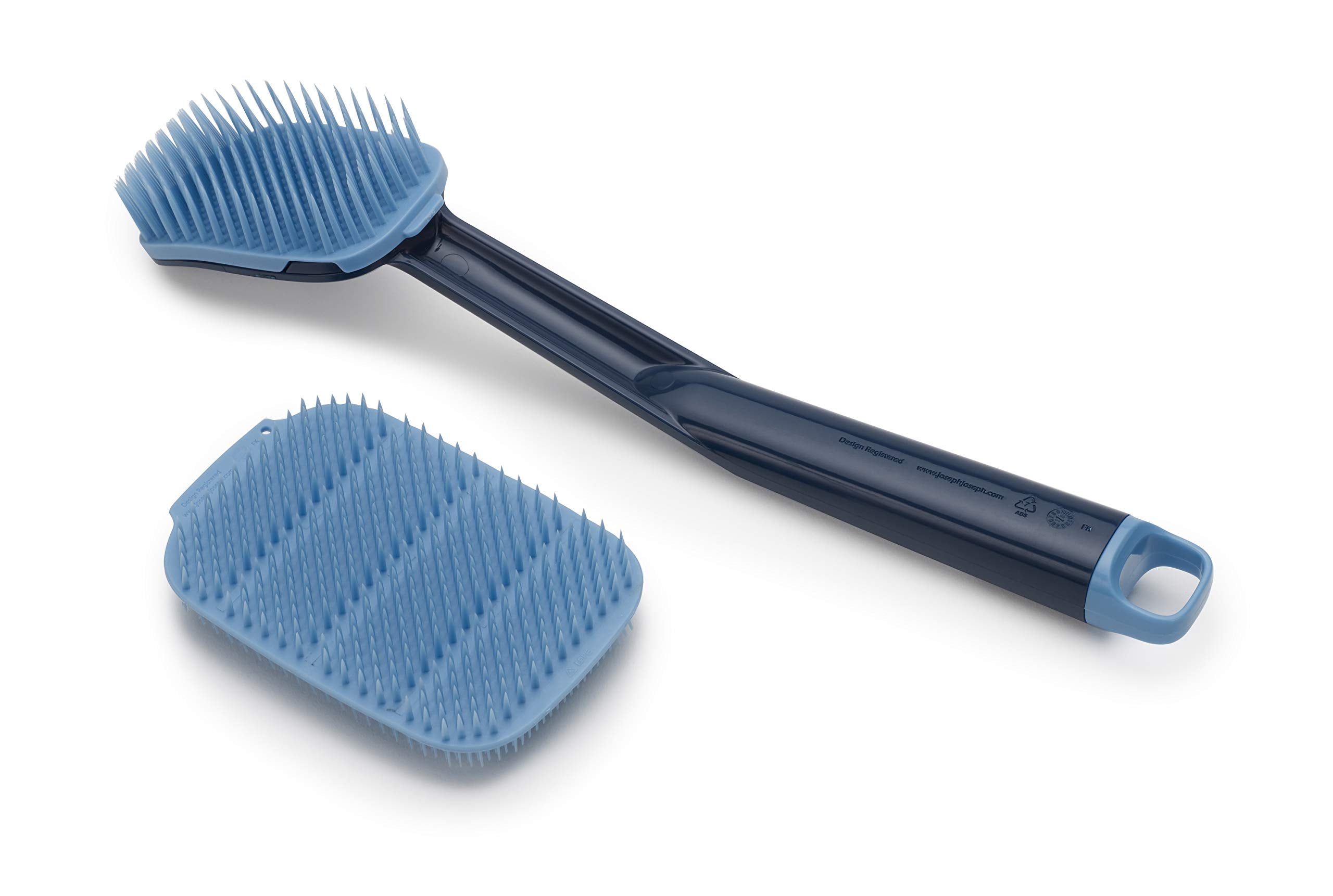 Set di spazzole e lavapiatti 2 pezzi CleanTech - blu