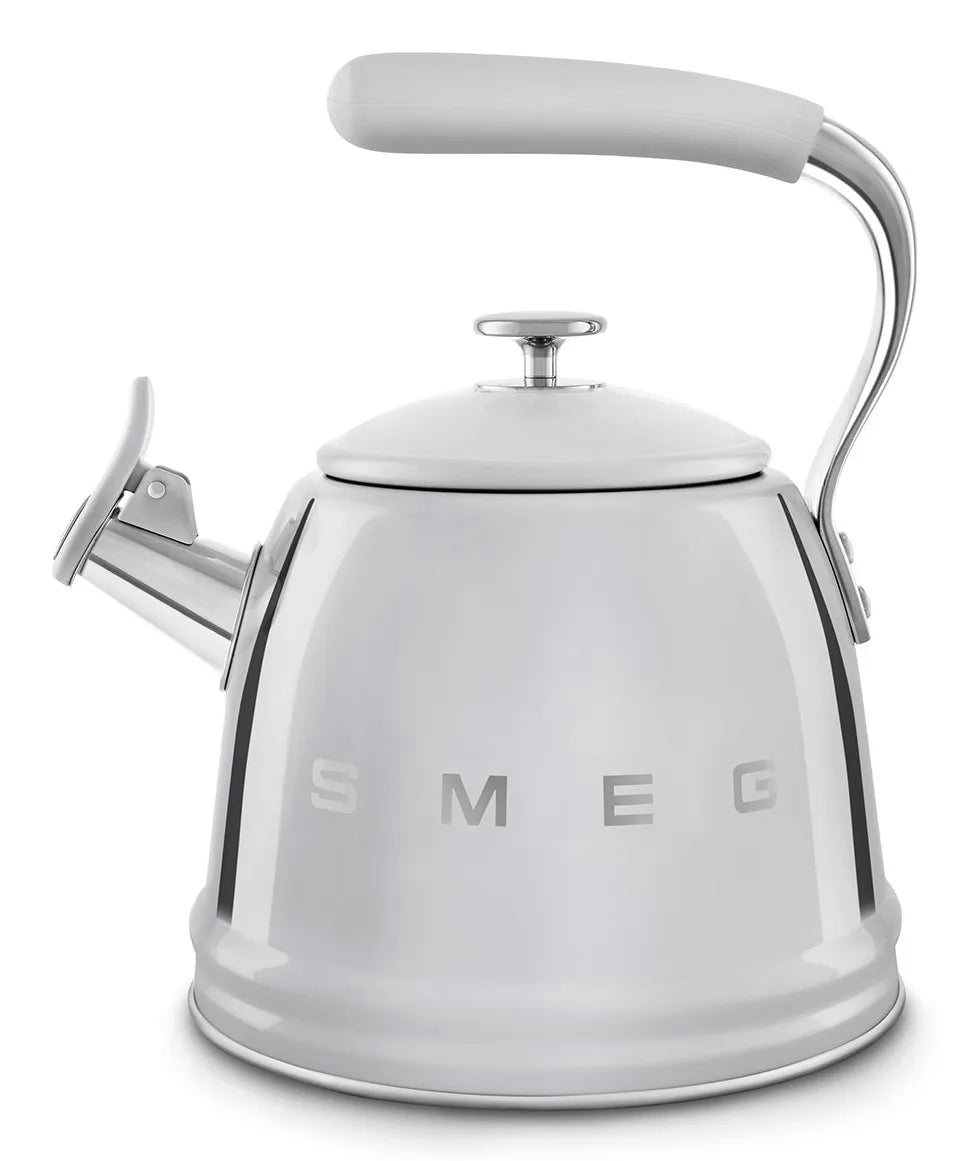 SMEG - Bollitore a fischio Acciaio Inox Estetica 50's Style