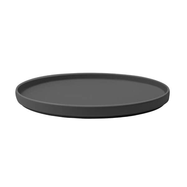 La Boule Piatto piano  nero, Ø23,8 cm, Premium Porcelain