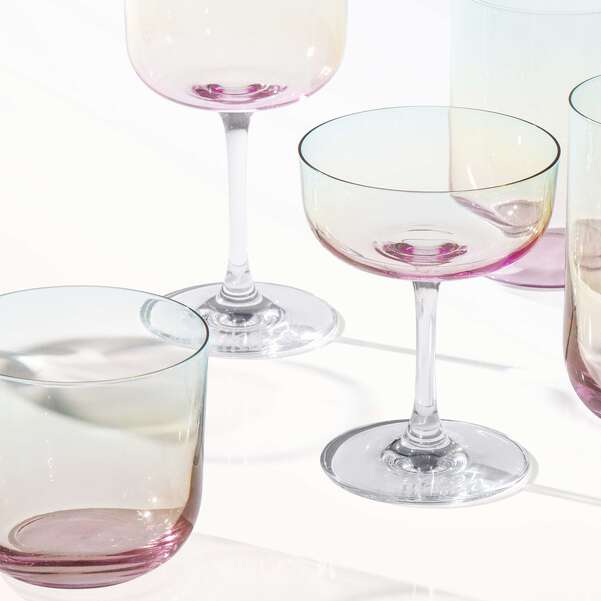 Like Glass set 2 Bicchieri da acqua  multicolore, 200 ml, cristallo