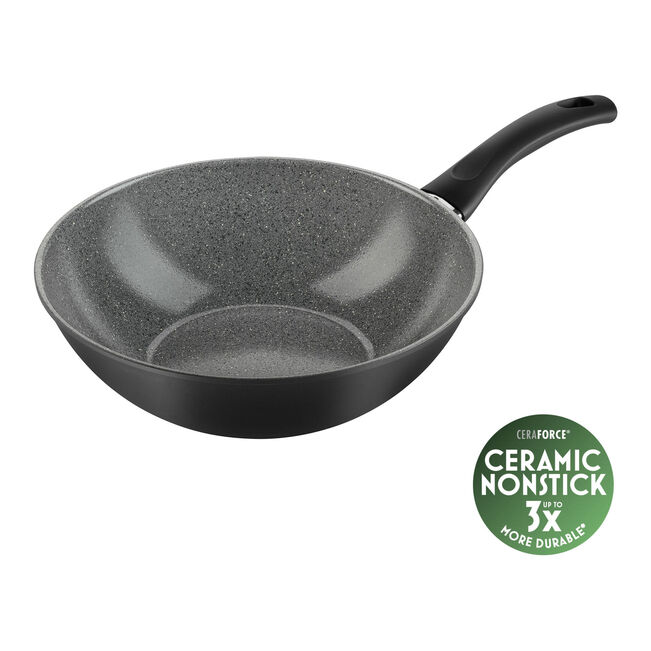 Wok, 28 cm, alluminio, Rivestimento antiaderente senza PFAS