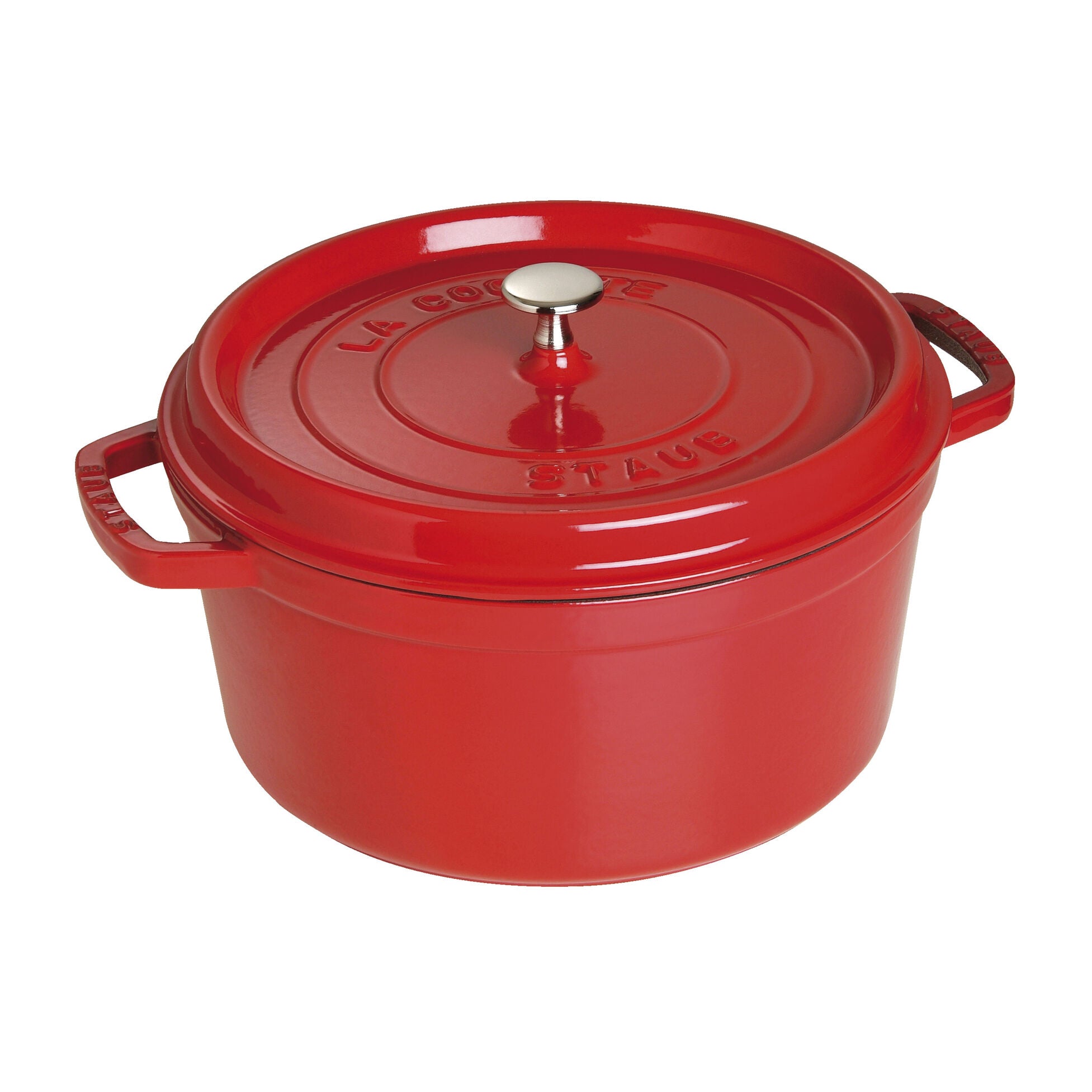 Cocotte rotonda - 30 cm, ciliegia