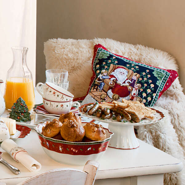 Toy's Delight Alzata per torte  rossa, Ø28 cm, Premium Porcelain