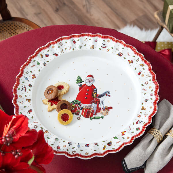 Toy's Delight Scodella da portata  rossa, Premium Porcelain