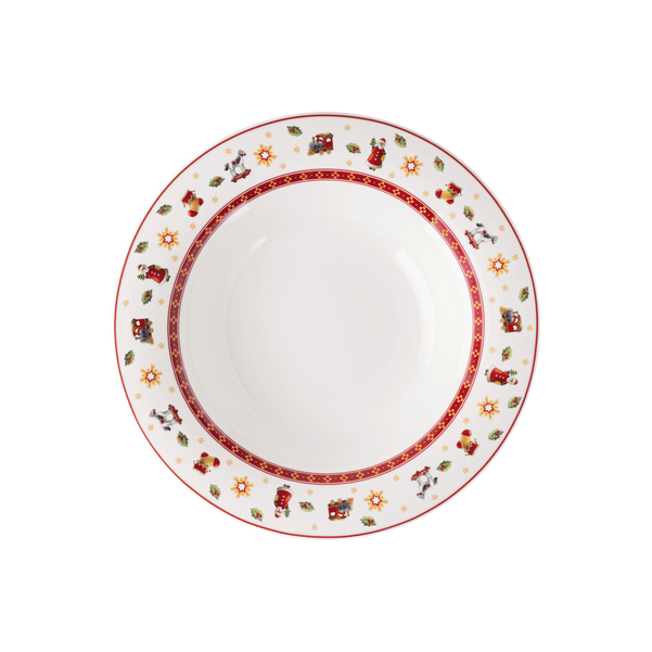 Toy's Delight Piatto fondo  multicolore, Ø23 cm, Premium Porcelain