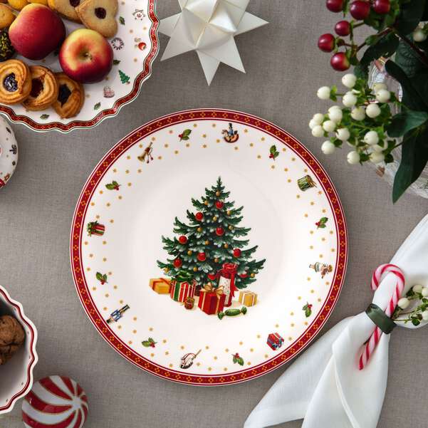 Toy's Delight Piatto segnaposto  multicolore, Ø30,2 cm, Premium Porcelain