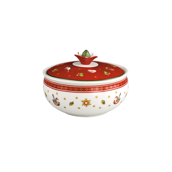 Toy's Delight Zuccheriera  rossa, 420 ml, Premium Porcelain