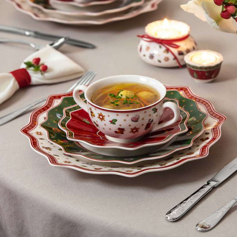 Toy's Delight Ciotola per zuppa  multicolore, Premium Porcelain