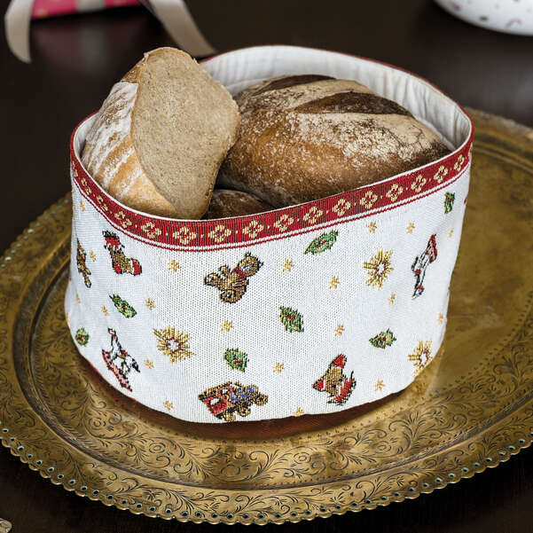 Toy's Delight Cestino porta pane  rosso